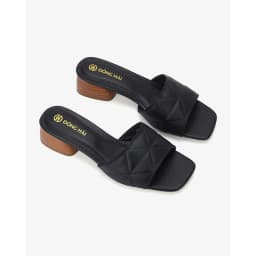 Thumbnail Dép cao gót nữ Đông Hải thiết kế quai ngang  ôm chân may chỉ nổi thời thượng - D7720 4