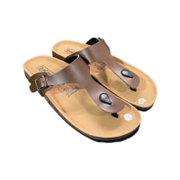 Thumbnail Dép công sở Birken Đế Trấu BIOLINE Official Unisex Nam nữ Quai Da Pu Tách Ngón - PU07 1
