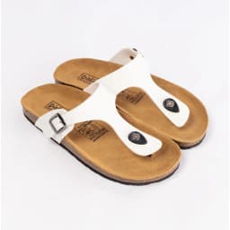 Thumbnail Dép công sở Birken Đế Trấu BIOLINE Official Unisex Nam nữ Quai Da Pu Tách Ngón - PU07 3