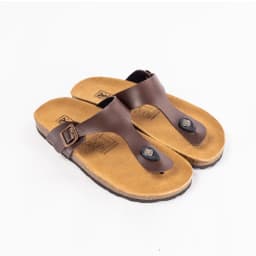 Thumbnail Dép công sở Birken Đế Trấu BIOLINE Official Unisex Nam nữ Quai Da Pu Tách Ngón - PU07 4