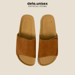 Thumbnail Dép đế trấu bảng ngang xé dán Detaunisex thấm hút mồ hôi chân - DETA17 2