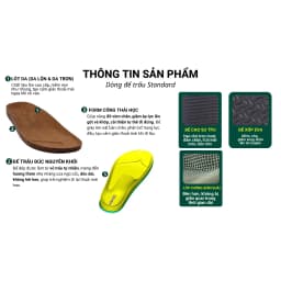 Thumbnail Dép Đế Trấu Nam Nữ Birken  2 Khóa Da PU Hishoo S093 2