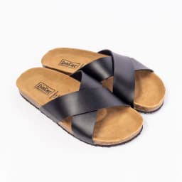 Thumbnail Dép đế trấu 2 quai chéo Birken thời trang công sở BIOLINE thấm hút mồ hôi chân - PU03 1