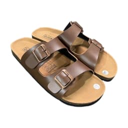 Thumbnail Dép đế trấu quai ngang 2 khoá Birken phong cách văn phòng Bioline - PU 01 2