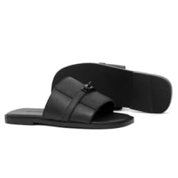 Thumbnail Dép hm nam G2 Hamana kiểu dép quai ngang da bò đế phíp dáng sandal đi biển dép hermes thời trang cao cấp 3