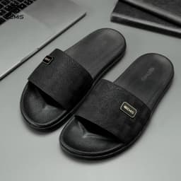 Thumbnail Dép lê nam hè 2024 đế cao su đúc size 38-43 Slipper Quai Ngang Jean Đế Bằng DéP Dép lê 1