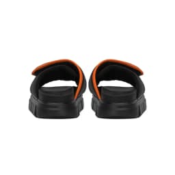 Thumbnail Dép Nam Nữ Tăng Chiều Cao THE LARVA WOLF SLIDE SANDAL - BLACK & ORANGE 4
