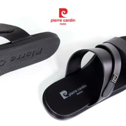 Thumbnail Dép nam Pierre Cardin Pháp da bò thật cao cấp, thiết kế quai chéo, đế cao su 161 - Hàng chính hãng 3