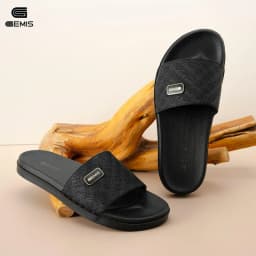 Thumbnail Dép Nam Quai Ngang kẻ ô nhám có 2 màu đế cao xu kép 2 lớp chống trơn trượt 3