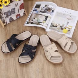 Thumbnail Dép Nữ Đế Bằng Hãng SiKetu Phong Cách Âu Mỹ Lót Đế Êm Tiện Lợi Mọi Hoạt Động Hàng Ngày 2