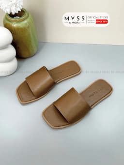 Thumbnail Dép nữ MYSS đế bệt quai ngang bản lớn thời trang - DE119 2