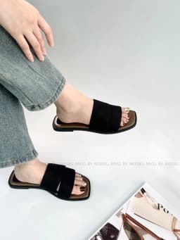 Thumbnail Dép nữ MYSS quai ngang bản lớn 1,5cm thời trang - DE200 2