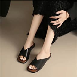 Thumbnail Dép nữ quai ngang vạt chéo FAROSA - H96 dép thời trang mùa hè phong cách hàn quốc hót trend 3