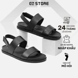 Thumbnail Dép quai hậu nam G2 Juno kiểu Sandal nam, Giày xăng đan quai hậu đi học thời trang bằng da cao cấp 1