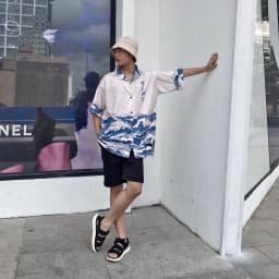 Thumbnail Dép Quai Hậu Nam Nữ Genki Màu Đen Đế Trắng Quai Chéo Thời Trang Chính Hãng YK279 3
