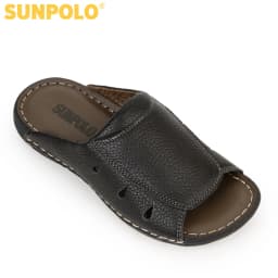 Thumbnail Dép Quai Ngang Nam Da Bò SUNPOLO DQN025 1