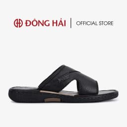Thumbnail Dép Quai Ngang Nam Đông Hải Da Cao Cấp Êm Chân - D1132 4