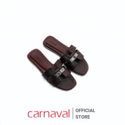 Thumbnail Dép Quai Ngang Nữ Chữ H Cao Cấp Khóa Kim Loại Carnaval Sang Trọng - VS133 2