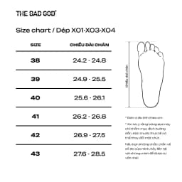 Thumbnail Dép quai ngang slipper basic nam nữ The Bad God Basic X01 Chữ Đen Fullblack (KHÔNG HỘP) 4