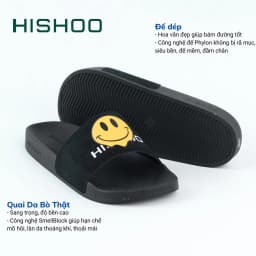 Thumbnail Dép quai ngang slipper cao cấp nam, nữ  HISHOO siêu nhẹ da Bò thời trang size 36 - 45 U112 2