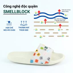 Thumbnail Dép quai ngang slipper Icon Cảm Xúc Emoji cao cấp nam, nữ  HISHOO siêu nhẹ da Bò lộn thời trang size 36 - 45 U112 3
