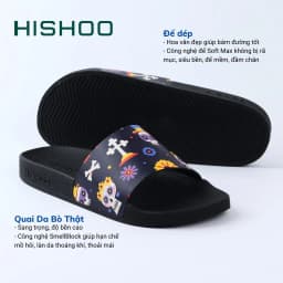 Thumbnail Dép quai ngang slipper Lễ Các Đẳng Mexico cao cấp nam, nữ HISHOO siêu nhẹ da Bò thời trang size 36 - 45 U113 2