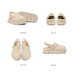 Thumbnail Dép sandal bánh mì tăng chiều cao nam nữ THEWOLF HIGH CLOG SANDAL - Đen bóng, Tan, Tobaco, Nâu cà phê 2