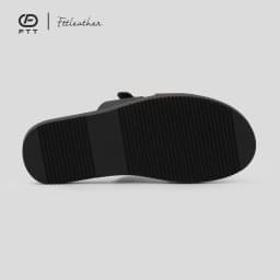 Thumbnail Dép Sandal nam FTT Leather da microfiber quai đan ngang phối khuy đế TPR bền, nhẹ, độ bám tốt 4