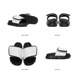 Thumbnail Dép Sandal Nam Nữ Tăng Chiều Cao THEWOLF ESSENTIAL MONOGRAM SLIDE SANDAL - Đen Trắng Nâu Beige Đỏ 3