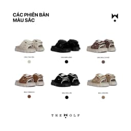 Thumbnail Dép Sandal Nam Nữ Tăng Chiều Cao THE STRAP WOLF SLIDE SANDAL 1