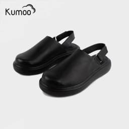 Thumbnail Dép Sandal Nữ Kumoo STEVE ML-KUMO-004-A Màu Đen Quai Hậu Đế Bánh Mì Thời Trang Trẻ Trung Cá Tính 2