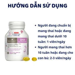 Thumbnail DHA Bầu Bioisland 60 viên phát triển trí não thai nhi, bé thông minh khỏe mạnh, hỗ trợ sáng mắt 3