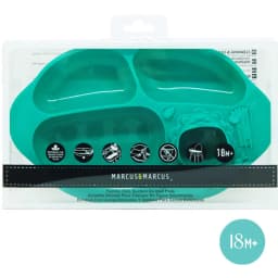 Thumbnail Đĩa ăn dặm silicon chia ngăn có đế hút chân không chống đổ Yummy Marcus & Marcus, cho bé từ 18 tháng - Ollie 2