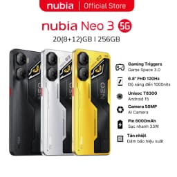 Thumbnail Điện thoại Gaming Nubia Neo 3 5G 20(8+12)GB I 256GB I 6.8" 120hz I Chip T8300 I Pin 6000mAh 1