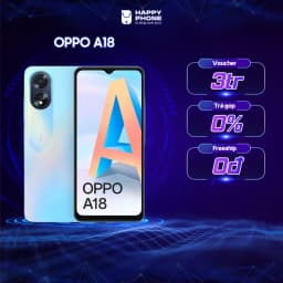 Thumbnail Điện thoại OPPO A18 (4GB/128GB) - Hàng mới 100%, Nguyên seal, Bảo hành 12 tháng 1