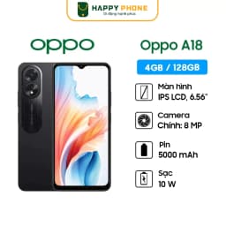 Thumbnail Điện thoại OPPO A18 (4GB/128GB) - Hàng mới 100%, Nguyên seal, Bảo hành 12 tháng 2