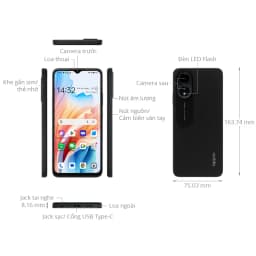 Thumbnail Điện thoại OPPO A18 (4GB/128GB) - Hàng mới 100%, Nguyên seal, Bảo hành 12 tháng 3