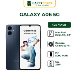 Thumbnail Điện thoại Samsung Galaxy A06 5G  - Hàng chính hãng, Mới 100%, Bảo hành 12 tháng 1