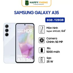 Thumbnail Điện thoại Samsung Galaxy A35 5G - Hàng chính hãng, Mới 100%, Bảo hành 12 tháng 2