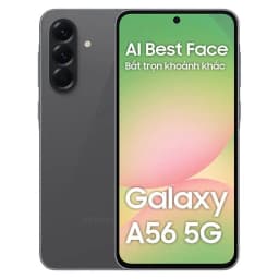 Thumbnail Điện thoại Samsung Galaxy A56 5G 8GB | 128GB, Màn hình 6.7" - Chip Exynos 1580 - 50MP - 5000mAh, Bảo hành 2 năm 2