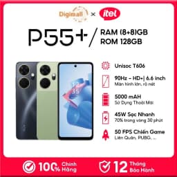 Thumbnail Điện Thoại Thông Minh Itel P55+ 16GB(8+8)/128GB | 5000 mAH | Sạc Nhanh 45W | HD+ 90Hz 1