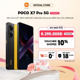 Thumbnail Điện thoại thông minh POCO X7 Pro 5G (8+256GB | 12+256GB) | Màn 6.67" 120Hz AMOLED | D8400Ultra | 6000mAh 2