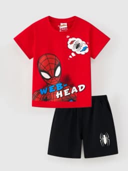 Thumbnail Đồ bộ bé trai Rabity ngắn tay cotton Spiderman 560.010 1