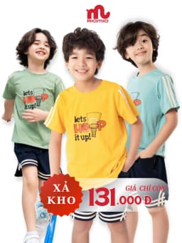 Thumbnail Đồ bộ bé trai RIOMIO từ 7-12 tuổi đi chơi dã ngoại mặc nhà mát thoáng khí RBT552 1
