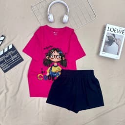 Thumbnail Đồ bộ nữ mùa hè in hình cô gái HOT TREND 2025 có size 15-65kg - Set đồ nữ LOZA BP355-SB355 4
