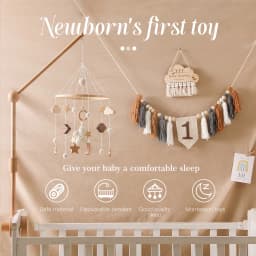 Thumbnail Đồ Chơi Chuông Treo Nôi Em Bé Sơ Sinh Dễ Tháo Rời 1