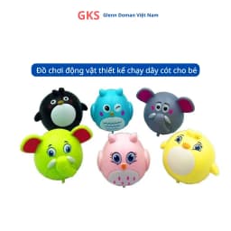 Thumbnail Đồ Chơi Động Vật TNBOOKS Vận Động Cho Bé Phát Triển Thể Chất, Chạy Dây Cót Vô Cùng Thú Vị Đáng Yêu 1