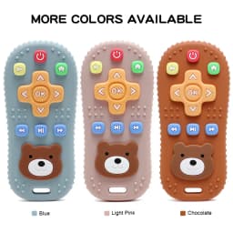 Thumbnail Đồ Chơi Gặm Nướu Bằng Silicone 100% Cấp Thực Phẩm Không BPA An Toàn Cho Bé 1