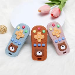 Thumbnail Đồ Chơi Gặm Nướu Bằng Silicone 100% Cấp Thực Phẩm Không BPA An Toàn Cho Bé 3
