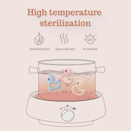 Thumbnail Đồ Chơi Gặm Nướu Bằng Silicone 100% Cấp Thực Phẩm Không BPA Hình Vịt Hoạt Hình Dành Cho Bé 3
